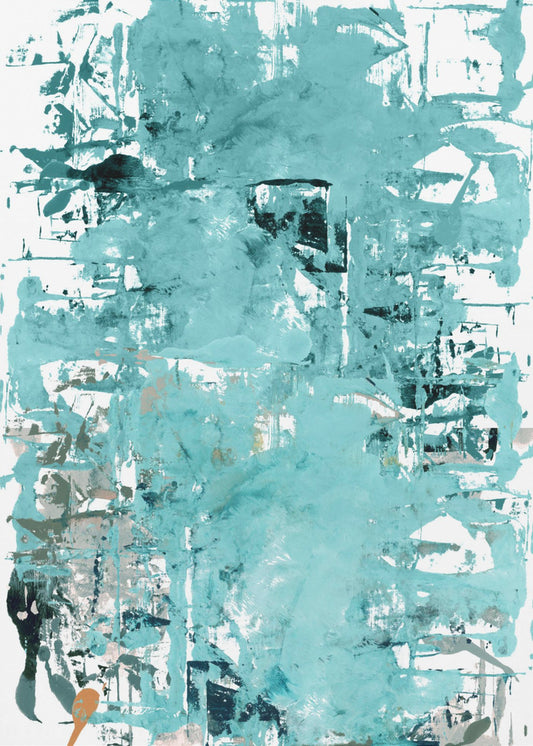 Abstract Neutral Scrapes 3 | Canvas