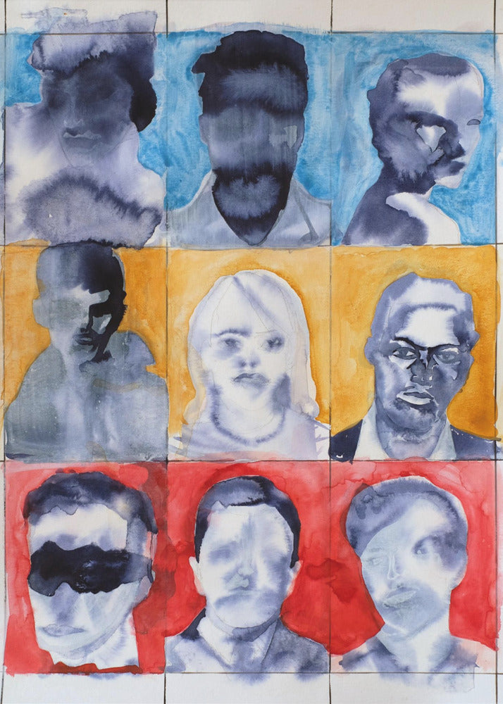 Headshot Grid No. 1 | Poster