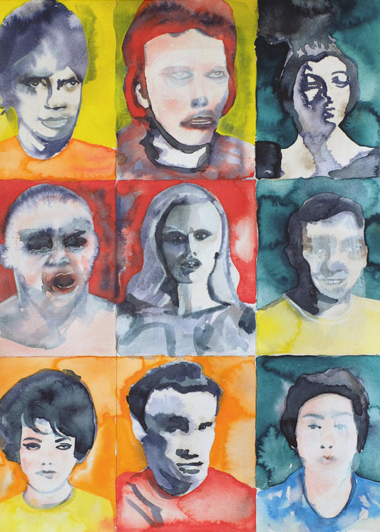 Headshot Grid No. 2 | Canvas