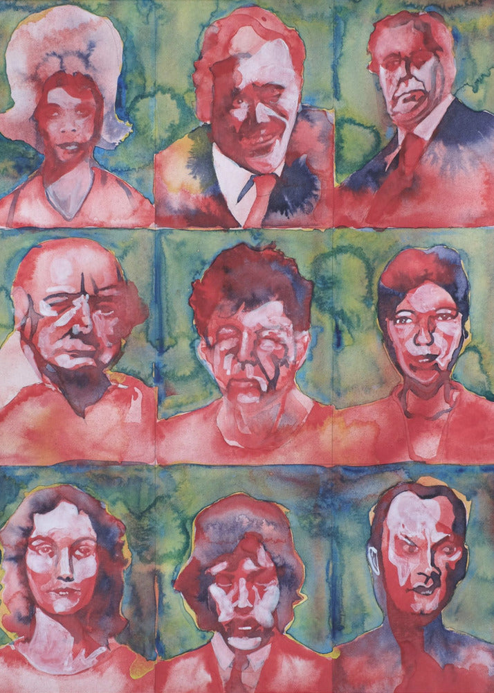 Headshot Grid No. 3 | Poster