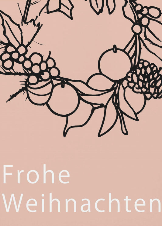 Bows and Baubles: Frohe Weihnachten Christmas | Canvas