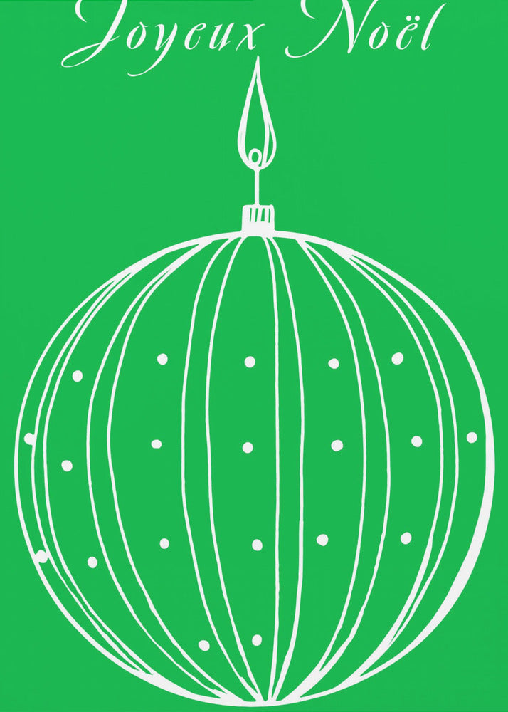 Bows and Baubles: Joyeux Noël Christmas | Poster