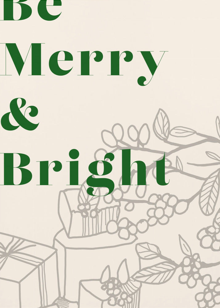 Bows and Baubles: Be Merry &amp; Bright Christmas | Poster