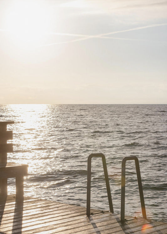 Summer Morning Swim | Canvas