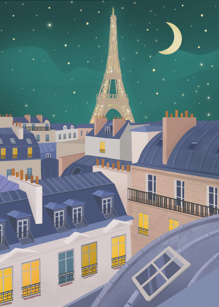 Paris at Night | Poster