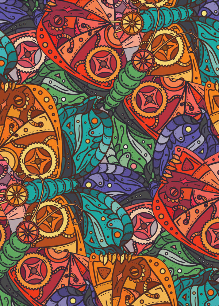 Steampunk Butterfly Art | Poster