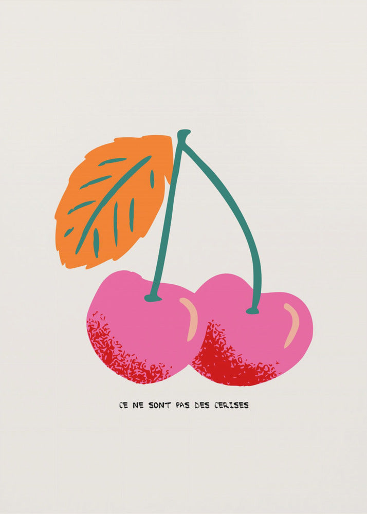 Ce ne sont pas des cerises | Canvas
