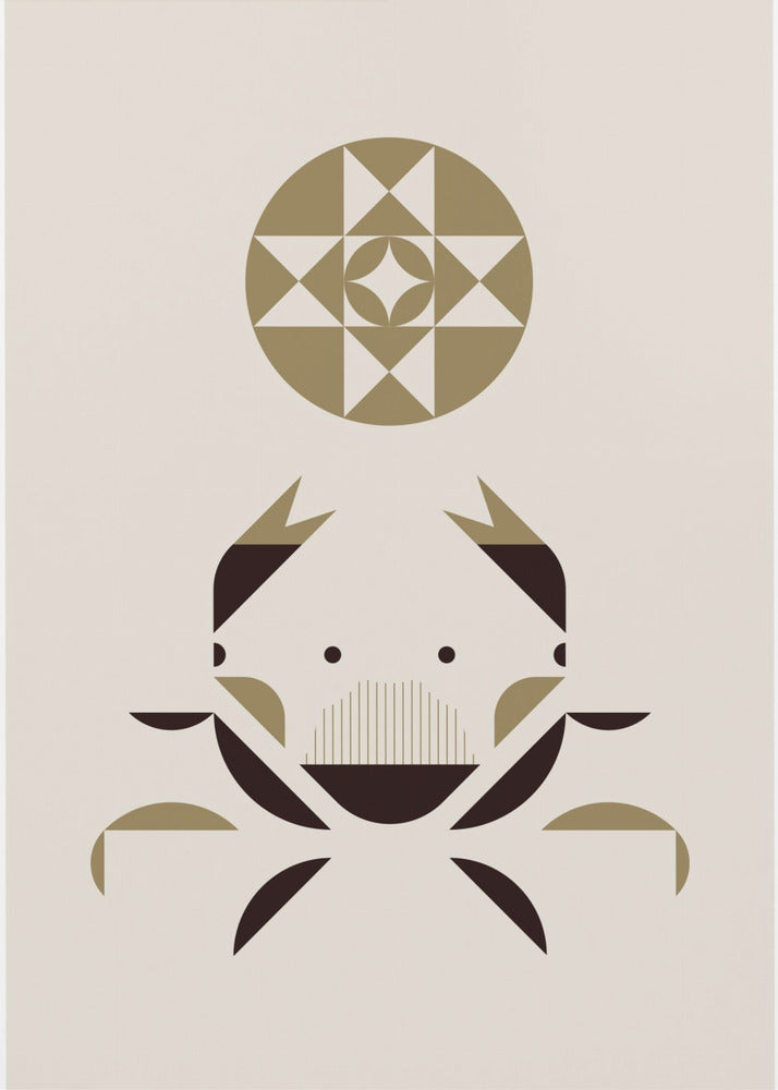 Golden Animals - Ghost Crab (White) | Canvas