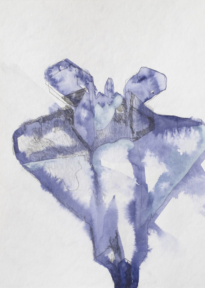 Kampfjet Study (indigo 1) | Poster