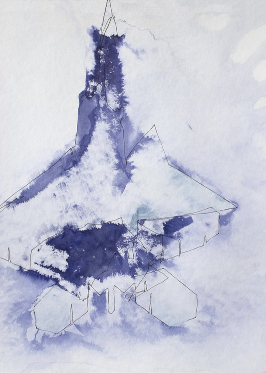 Kampjet Study (indigo 3) | Poster