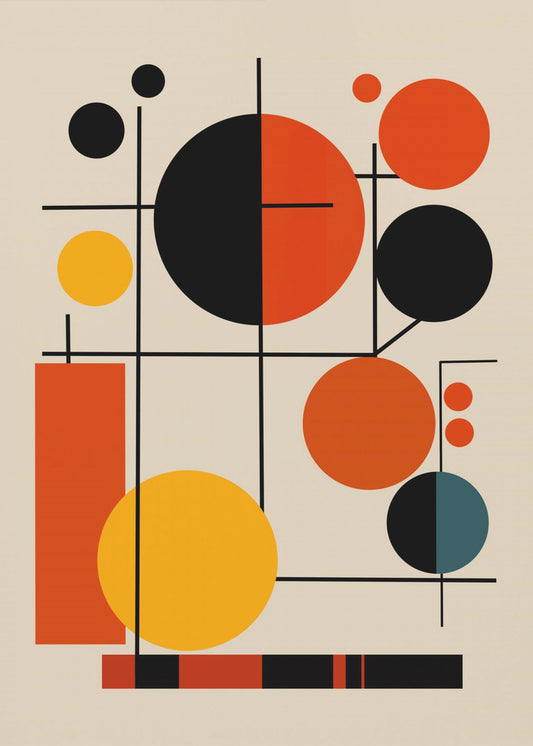 Geometric Shapes And Bold Colors | Poster