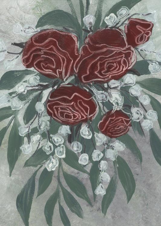 Zeldah red roses | Canvas