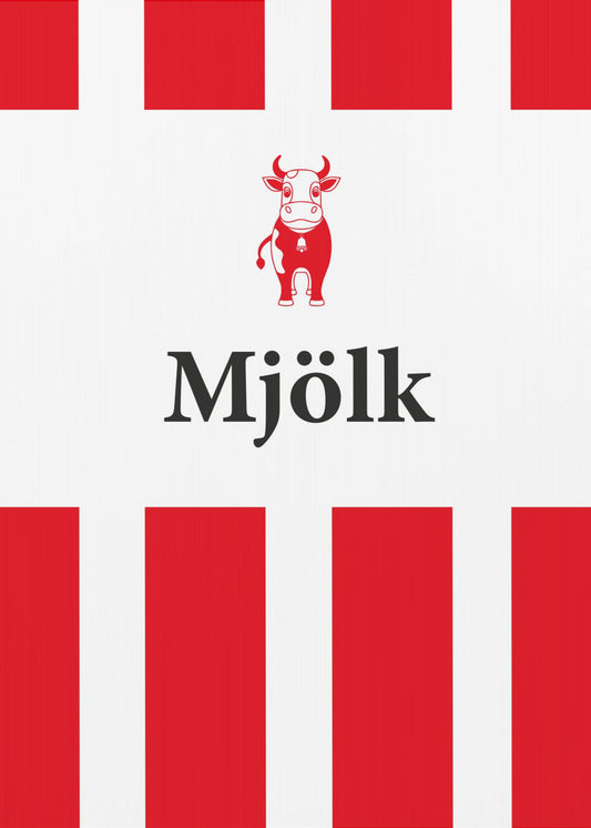 Mjölk Röd | Poster