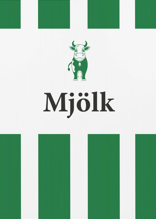 Mjölk Röd | Canvas