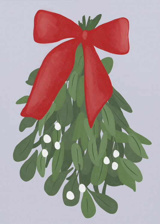 Festive Mistletoe Charm | Canvas