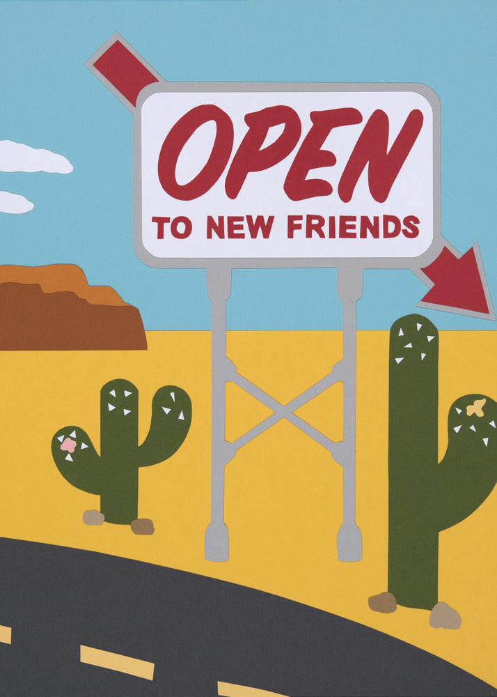 Open To New Friends | Poster