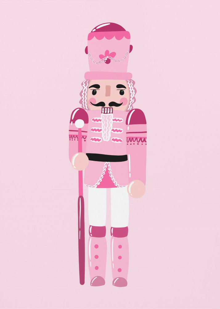 Pink Nutcracker Charm | Poster