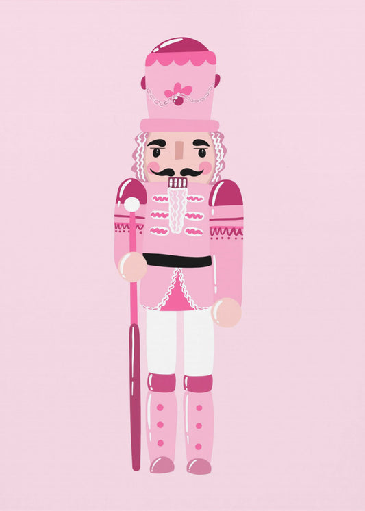 Pink Nutcracker Charm | Poster
