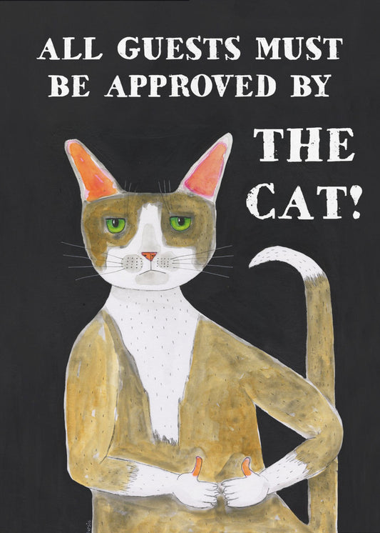 Approved by the cat | Poster