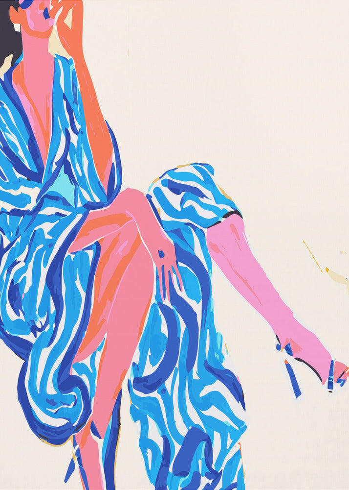 Portrait Woman in robe | Canvas