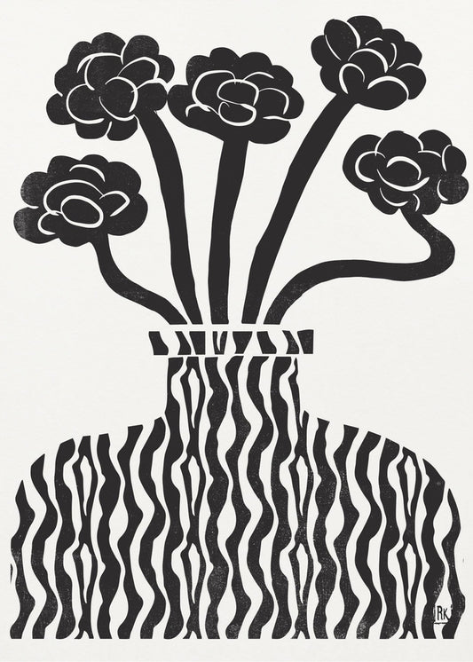 Vase and Flowers 03 | Poster