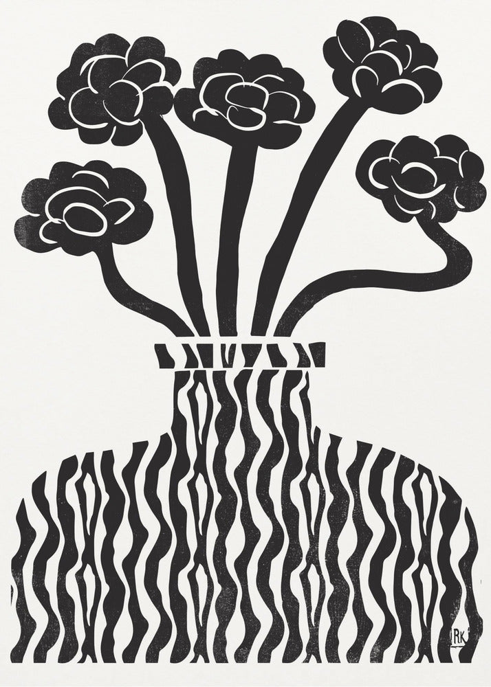 Vase and Flowers 03 | Canvas