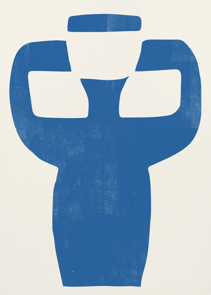 Vase Blue 04 | Poster