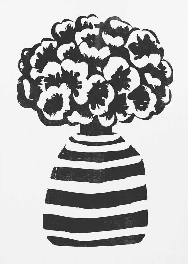 Vase Striped | Poster