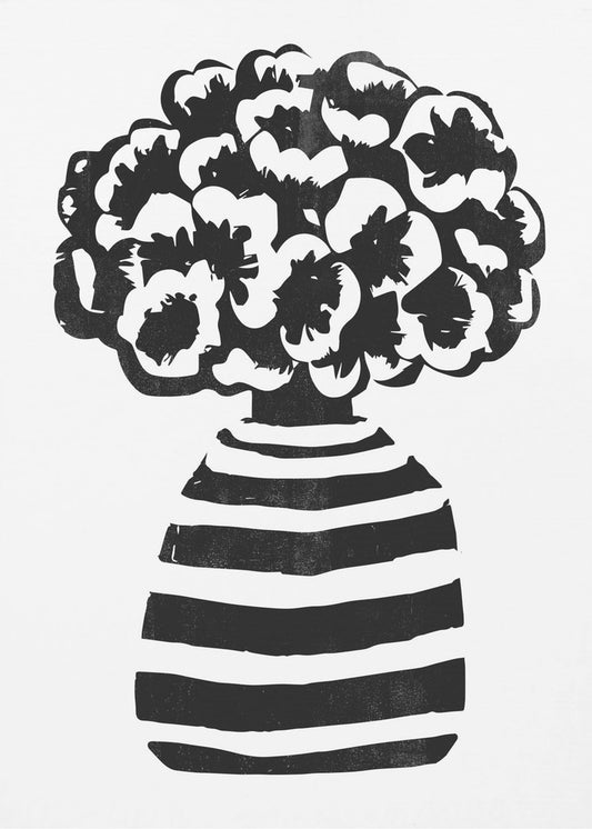 Vase Striped | Canvas