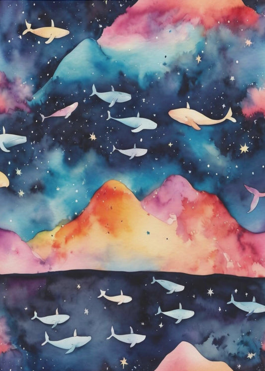 Starry Seascape | Poster