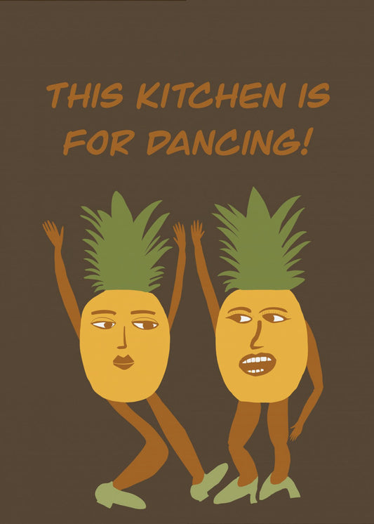 Dancing pineapples | Poster