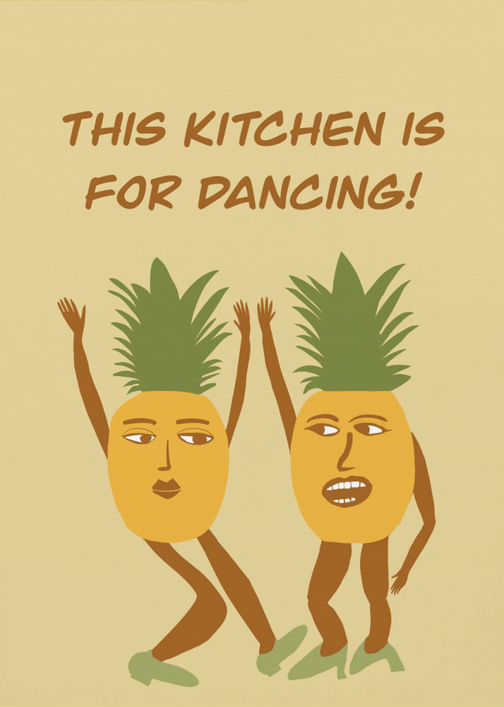 Dancing pineapples | Poster