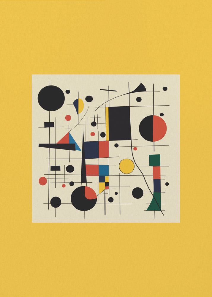 Abstract Geometry And Vibrant Colors | Poster