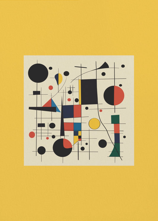 Abstract Geometry And Vibrant Colors | Poster