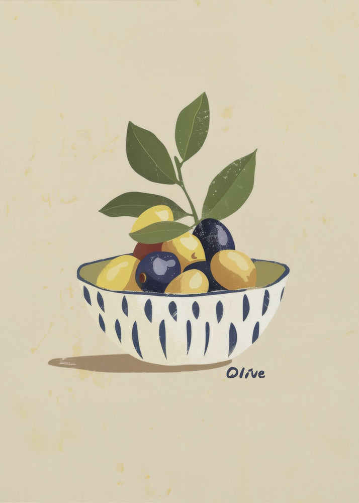 Bowl of Olives | Canvas
