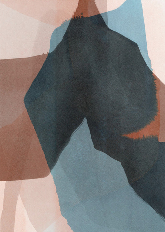 Abstract Dipped Landscape 4 | Poster