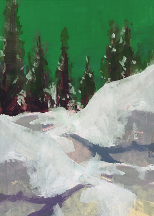 Winter Scene  In the Forest 2 | Poster