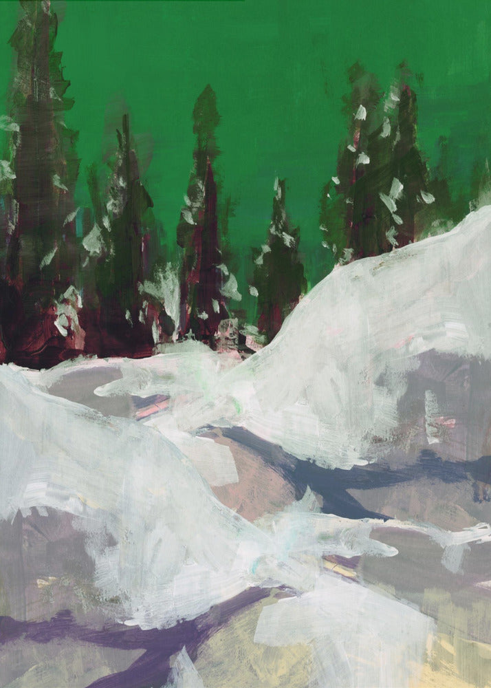 Winter Scene  In the Forest 2 | Canvas