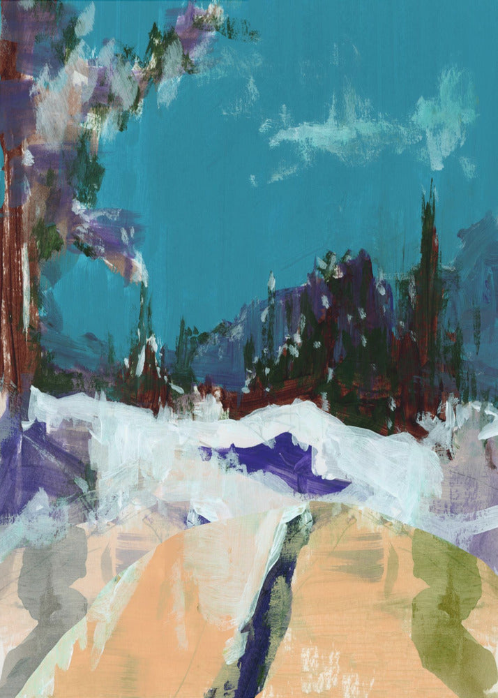 Winter Scene  In the Forest 1 | Canvas