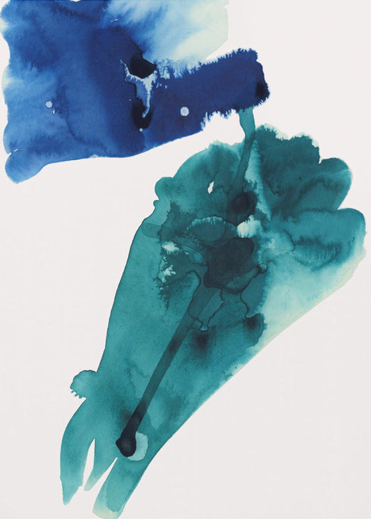 Abstract Watercolour Washes Shapes 1 | Poster