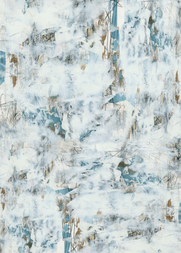 Abstract White Mist 3 | Poster