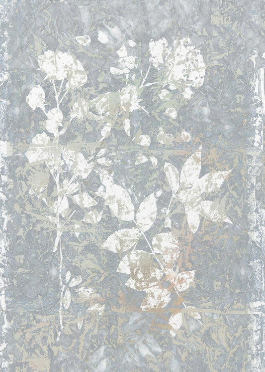 Botanical White Textured Floral 2 | Canvas