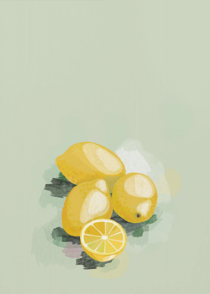 Three and a half lemons | Poster