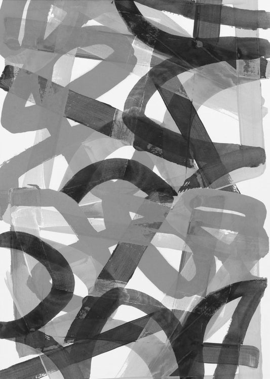 Shuffling Steps Black and White 2 | Canvas