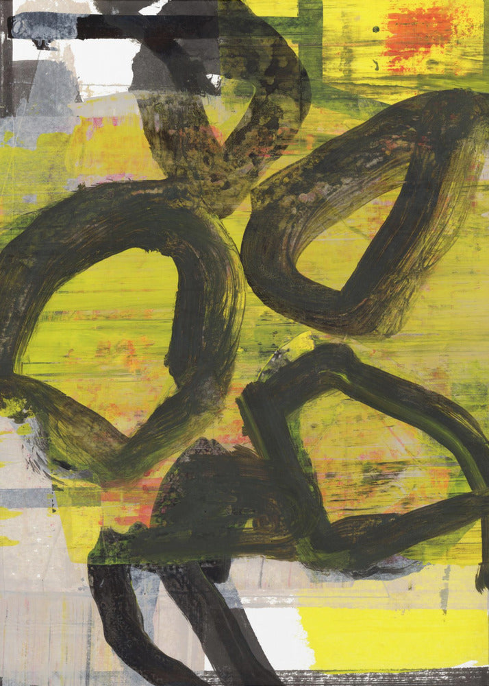 Yellow Abstract No1 | Canvas