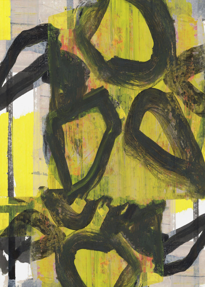 Yellow Abstract No2 | Canvas