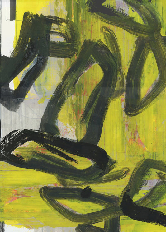 Yellow Abstract No4 | Poster