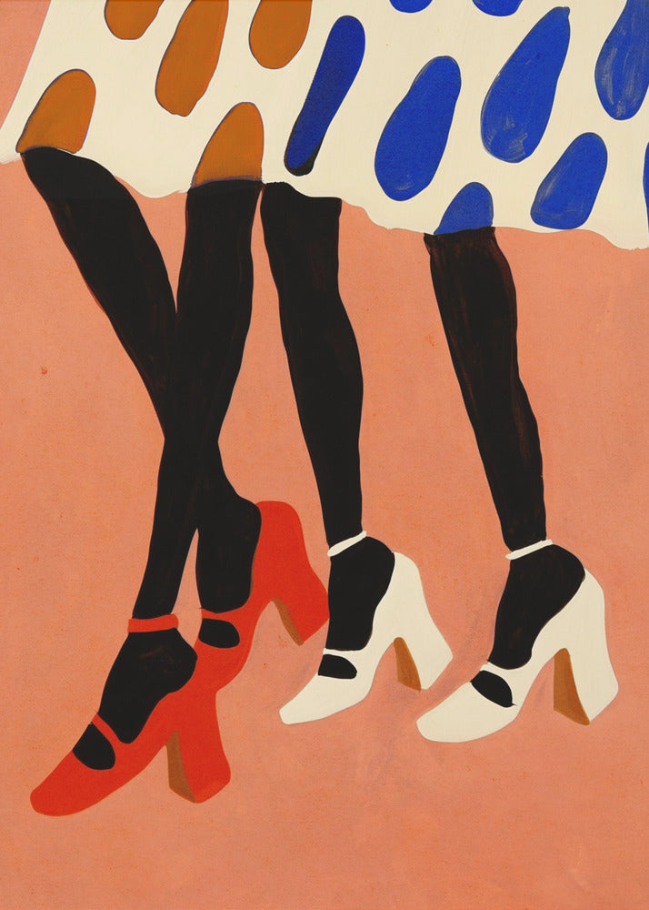 Polka Dot Steps | Canvas