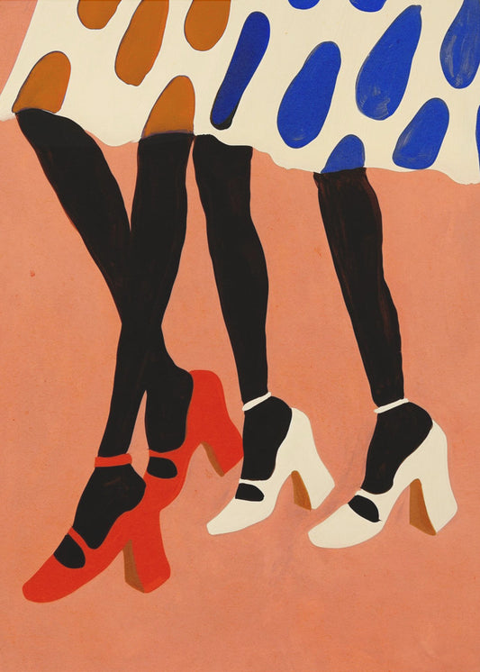 Polka Dot Steps | Canvas