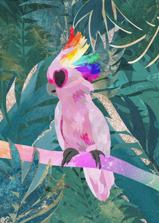 Jungle Rainbow Cockatoo | Poster